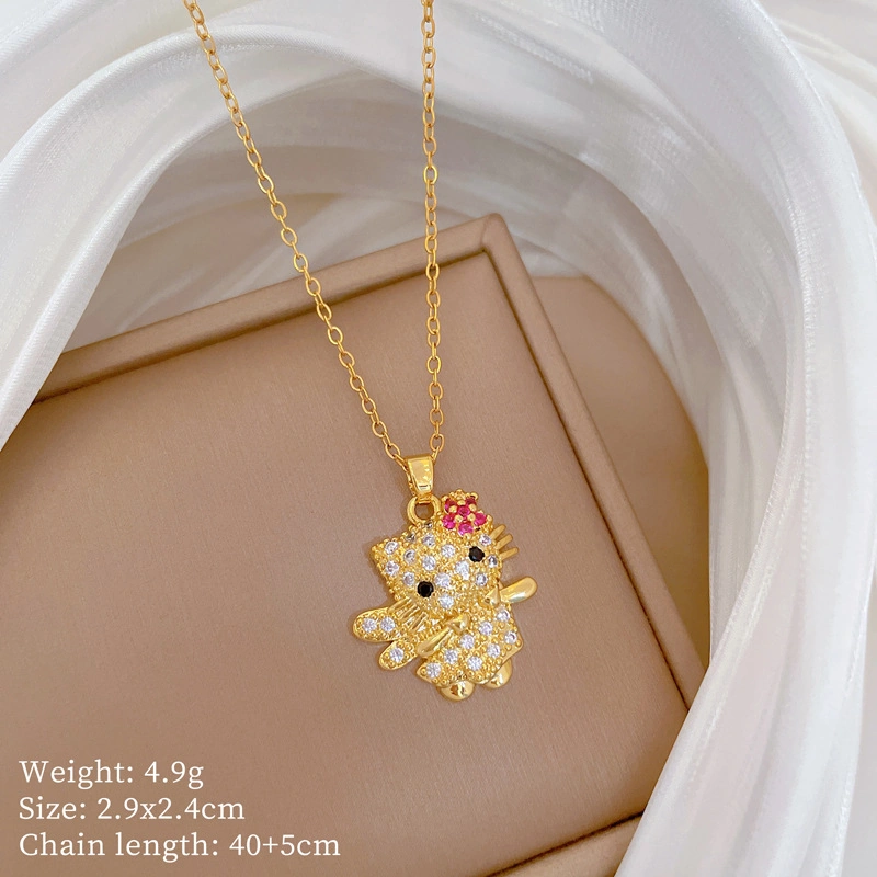 Zarif Instagram Stilinde Minimalist Titanyum Çelik Kadın Kolye No.4 Çok REnkli