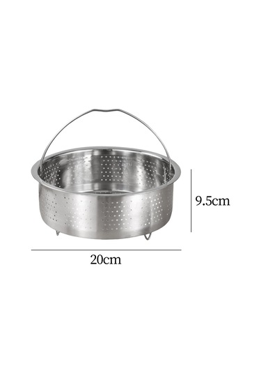 Suntek Vapur Sepeti Çok Amaçlı Yuvarlak Paslanmaz Çelik 20-santimetre