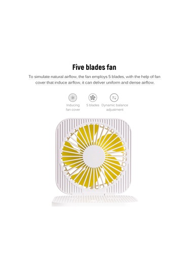 Springsun Usb Büyülü Küp Katlanır Fan + Nemlendirici Sessiz, Taşınabilir, Led Gece Lambası