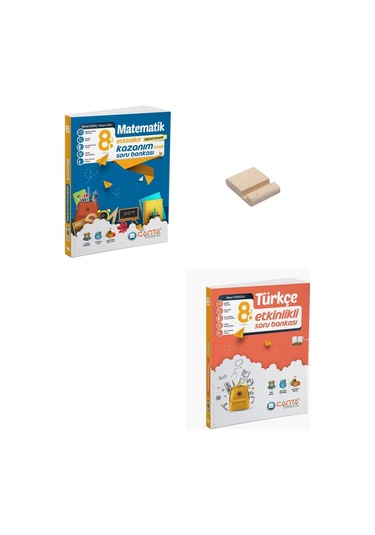 Lgs 8. Sınıf Matematik Ve Türkçe Etkinlikli Soru Bankası