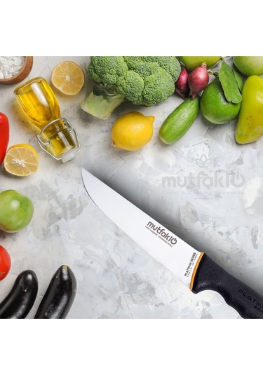 Mutfak10 Platinum Kasap Bıçağı 19 Cm No:3 31959 Siyah