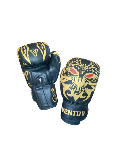 Vento Drago Boks Ve Kick-boks Eldiveni Siyah Siyah-altın