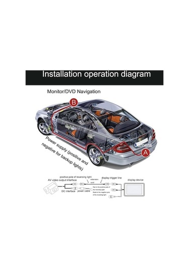 Didadodo R0003 Led Dolgu Işığı Harici Geri Vites Kamera Montajı Video Kamera Hd Gece Görüş Ccd Araba Kamera 12 Işık Kamera N Sistemi