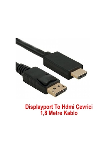 Displayport To Hdmi Display Port Hdmi Çevirici Dönüştürücü Kablo