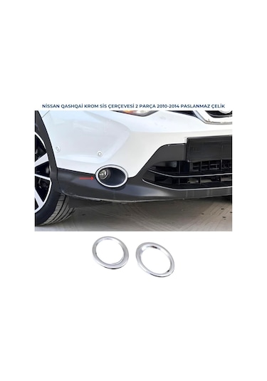Ebal Otomotiv Nissan Qashqai Abs Krom Sis Farı Çerçevesi 2 Parça 2010-2014