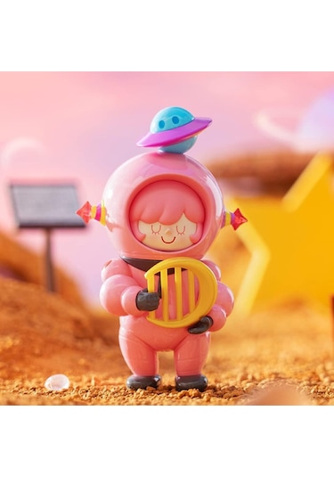 Pop Mart Space Walker Space Concert Serisi, 3 Parça Pop Figürler, Rastgele Aksiyon Figürleri Biblo