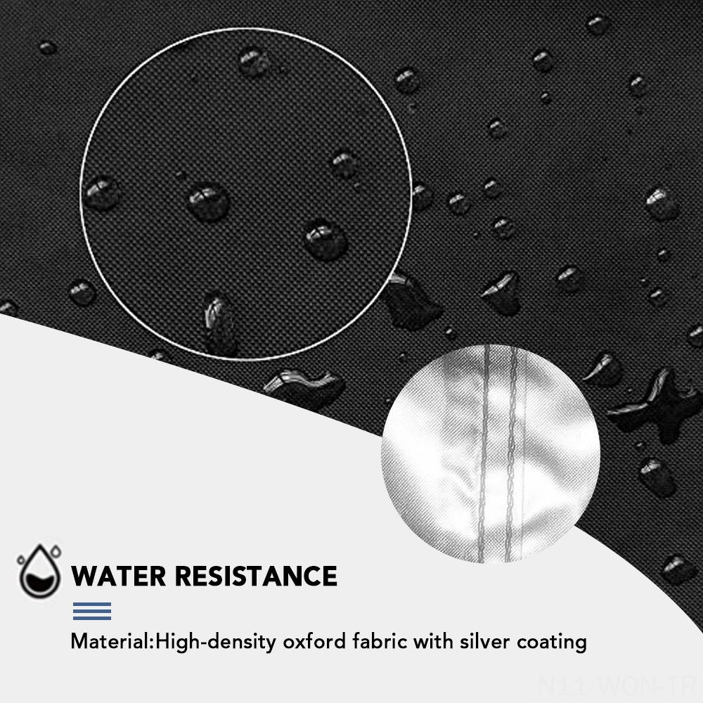 Neevoyu 210d Oxford Pu Kaplama Bahçe Isıtıcı Koruması - Su Geçirmez, Yağmur Ve Güneş Tenkidi - 221x85x48 Cm S Boyutu