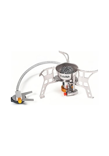 Dianziye Lixada Taşra Çalışma Çadır Ocağı: Uzun Gaz Tankı Bağlantısı, Piyoez Elektrikli Ateşleme, Çelik Kasa, Rüzgar Engelleyici, Ayarlanabilir Alev Çok Renkli