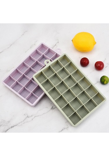 Derin Limon 24 Izgara Silikon Buz Kalıbı Kalıp Buz Küpü Makinesi Kalıp Toksik Olmayan Dayanıklı Bar Pub Şarap Buz Blokları Makinesi Diğer