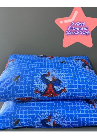 Pamuklu 2 Adet 50x70 Fermuarlı Yastık Kılıfı