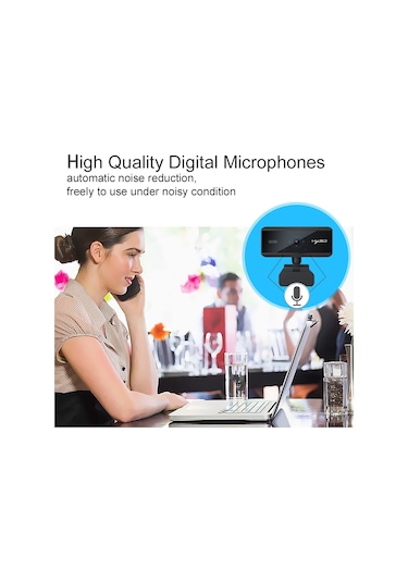 Sones Hxsj S3 500w 1080p Ayarlanabilir 180 Derece Hd Otomatik Odaklı Mikrofonlu Pc Kamera