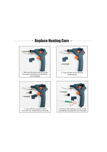Kangvka 60w İç Isıtmalı El Tutulu Lehim Makinesi - 220v Avrupa Standartı - 0.8-2.0mm Tın Tel Uyumlu - Hızlı 2-4 Dakika Isınma - Yeşil Renk