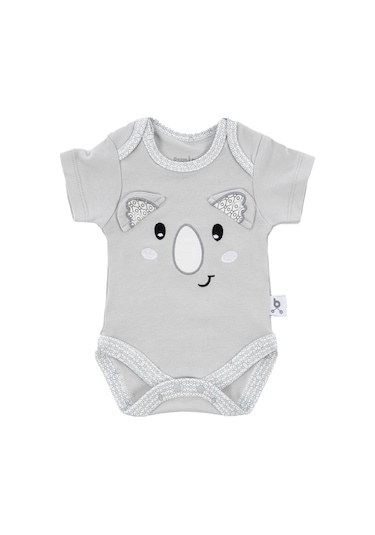Gezenbebe Hero Bebekler İçin Nakışlı Kısa Kol Body 001
