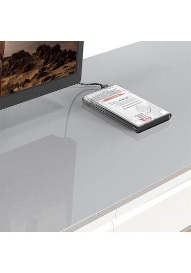 Orıco Usb 3.0 Micro B Şeffaf 2.5 İnch Sata Ssd Hard Disk Kutusu