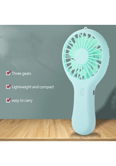 Mavi 1 Adet Usb Mini Rüzgar Enerjisi El Fanı, Kullanışlı Ve Ultra Sessiz, Yüksek Kaliteli Taşınabilir Ofis Fanı Wbl