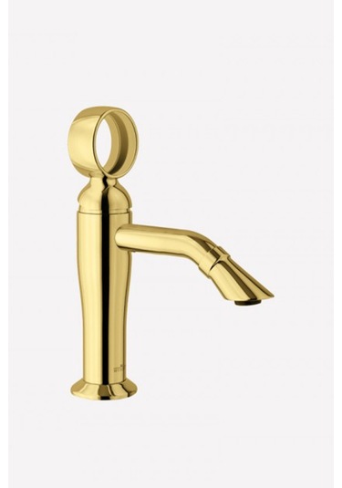 İtalyan Webert Opera Lavabo Bataryası Altın -sifon Kumandalı