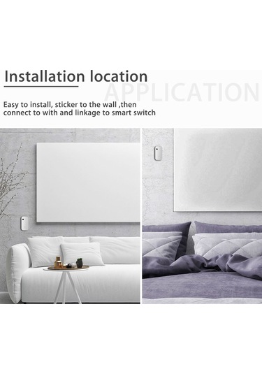 Kangvka Tuya Akıllı Ev Işık Şiddeti Sensörü, Wifi Bağlantılı, 0-1000 Lux Ölçüm Aralığı, Ev Otomasyonu Işık Kontrol Cihazı Beyaz