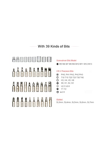 Springsun Paron 41 Parça Ev Aletleri Tamiri İçin Manyetik Çatal Seti - Cr-v Çelik Uçlar, Teleskopik Kolu Ve Ratchetli Kollü Tornavida Takımı 3015