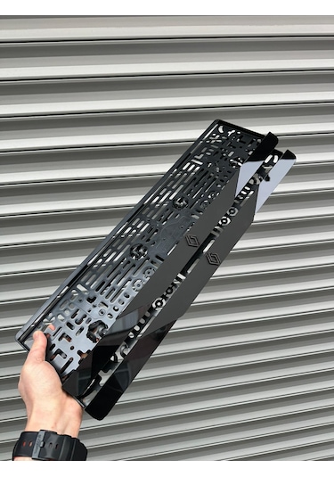 Vipplaka Renault 2 Uyumlu Ortası Mat Plakalık