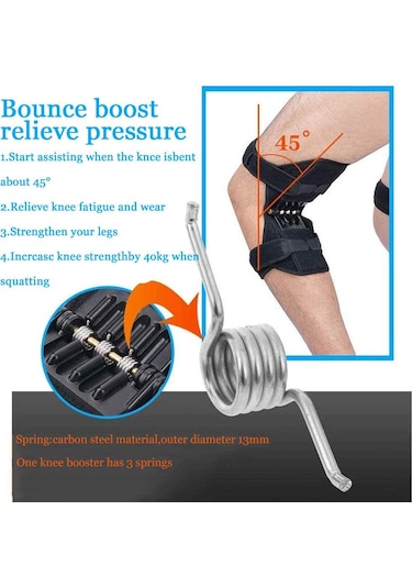 1 Çift Diz Eklemi Spor Güçlendirici Diz Tırmanma Koruma Desteği Dişli Fitness Diz Pedleri Çok Renkli