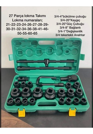 Melzohome 27 Parça Siyah Ağır Lokma Takımı