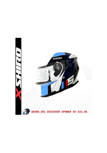 Shiro Flipupp Discover Spo Motosiklet Kaskı Grafik