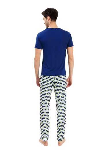 Yeni İnci Baba Oğul 2 Çift Viskon Pijama Takım 838 340 001