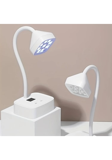 Willowhaven Led Işık Taşınabilir Şarj Edilebilir Led Lamba Düğme İle Aktive Edilir 30 Saniyede Kuruma Hızlı Jel Tırnak Uygulamaları Lotus Lambası İçin İndüksiyon