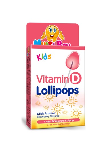 Multıball Kids Vıtamın D Lollıpops