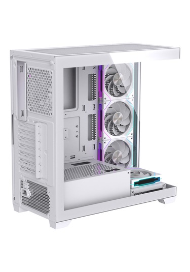 Gameline Elıte 5x Rgb Fan Kumandalı Usb 3.0 Atx Gaming Bilgisayar Kasası Beyaz