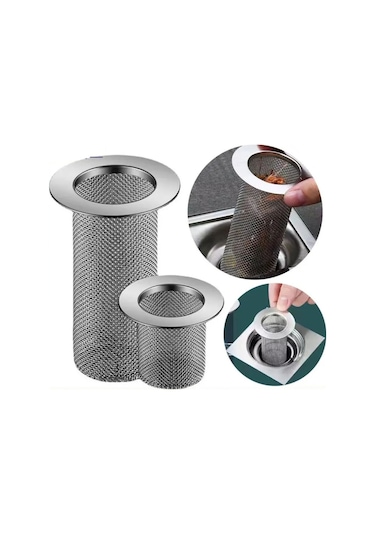 Xiyyadms 304 Paslanmaz Çelik Su Tüpü Filtresi - Tüy, Artık Tutucu, Tıkanıklık Önleyici, 4 Farklı Boyut, Banyo-mutfak Uyumlu Diğer