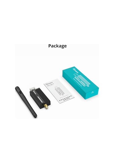 Vkemall Sonoff Zbdongle-e Zigbee 3.0 Usb Anahtarı: Ev Otomasyonu Ağ Geçidi, Çeşitli Zigbee Cihazlarını Yerel Kontrol, Alüminyum Gövde, Antenli, Siyah