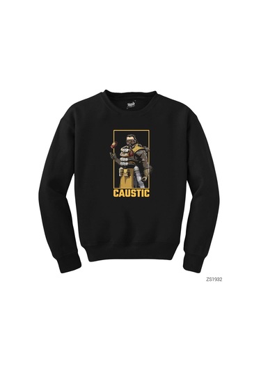 Apex Legends Caustic Siyah Sweatshirt Siyah