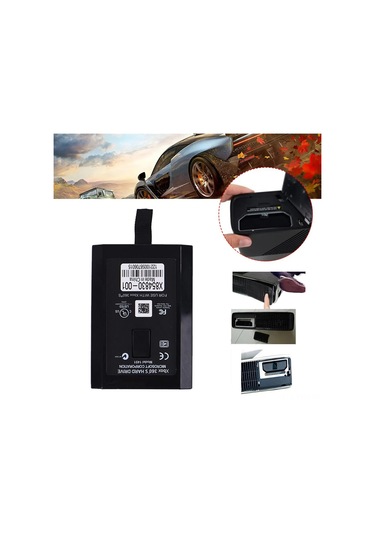 Geeksen Xbox 360 Slim İçin 500gb Dış Hard Disk - Oyun Yükleme Hızı Artırıcı, Konsol Korumalı, Abs Malzeme, Uyumlu Depolama Ünitesi