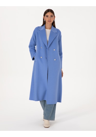 Pierre Cardin Kadın Mavi Kaban 50308929-vr036 Mavi