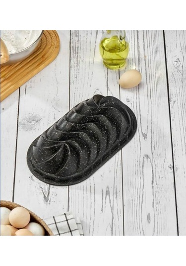 Doremcy Eda 4'lü Kek Kalıbı Seti Siyah Siyah