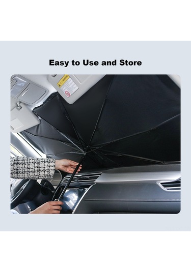 Youtek Araba İçin Katlanabilir Uv Koruma Ön Cam Güneşlik Hafif Ve Taşınabilir Yaz Aksesuarı
