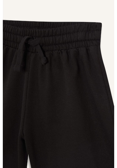 Defacto Kız Çocuk Relax Fit Beli Lastikli Basic Düz Şort D9058a825hsbk81 Siyah