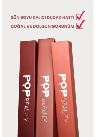 Soyulabilir Dudak Kalemi Peel-off Lip Tattoo Po2 Bordo