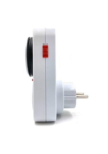 Tenfowee Avrupa Standartı Mekanik Zamanlayıcı Soket - 24 Saat Döngüsel Otomatik Elektrik Kontrolü Açma/kapama Anahtarı 16a, 4000w, Beyaz