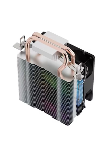 Strong M2-Pro 9cm Rainbow 2 Bakır Borulu 105W Tdp Intel/amd Kule Tipi Işlemci Cpu Fan