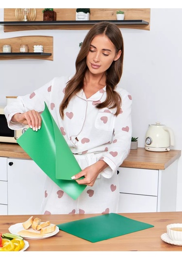 Ikea Mutfak İçin Esnek Kesme Tahtası Seti 140945124 Yeşil