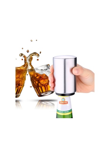 Manyetik Otomatik Bira Şişesi Kapağı Açacağı Paslanmaz Çelik Bir Bira Açacağı Mutfak Araçları, Boyutu: 8.5 X 5.2 Cm Diğer