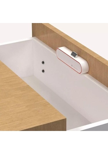 Jokmae Akıllı Çekmece Kilidi - Bluetooth Uygulamalı, Çocuk Güvenliği, Beyaz