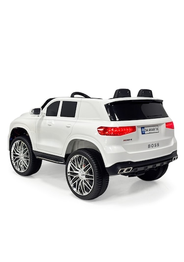 Akar Boss Gt 12v Uzaktan Kumandalı Akülü Araba - Dans Modlu Beyaz
