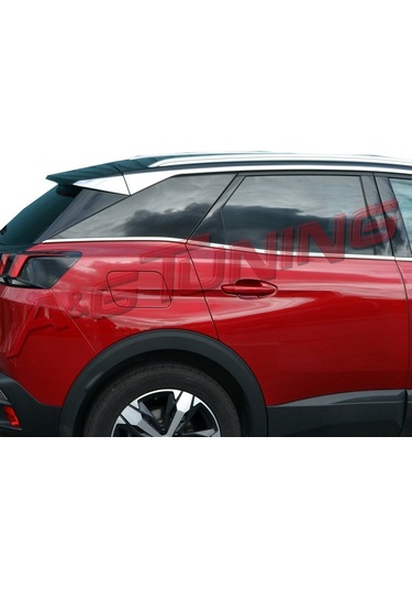Peugeot 3008 Krom Cam Çıtası 8Prç. 2016 ve Üzeri P.Çelik N11.4800