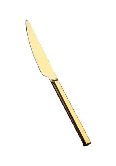 Özlife Dzhg-302 Hüma Yemek Bıçağı Gold 12'li Altın