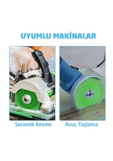 Rekotools -cam Seramik Taş Fayans Şişe Kesme Diski 115 Mm