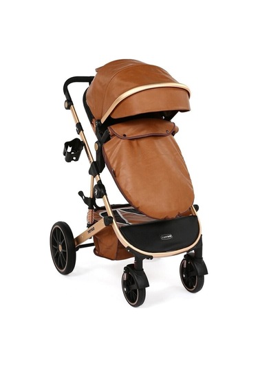 Ultra Lüx Capsule Egg Travel Sistem Bebek Arabası Kahve Rose