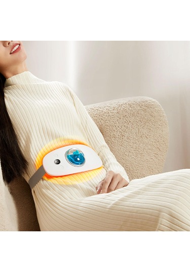 Suntek 3 Isıtma Seviyesi Ile Adet Pedi Taşınabilir Beyaz